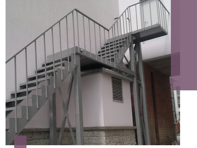 Монтаж пожарных лестниц под ключ в Саяногорске с гарантией качества