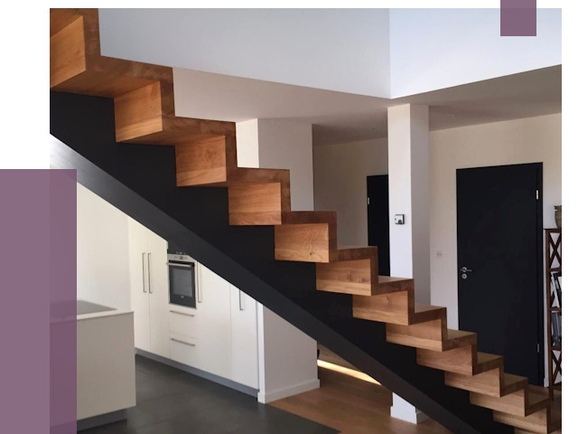 Изготовление деревянных лестниц в Саяногорске от 87066 руб. | ПРОЛЁТ-Снг