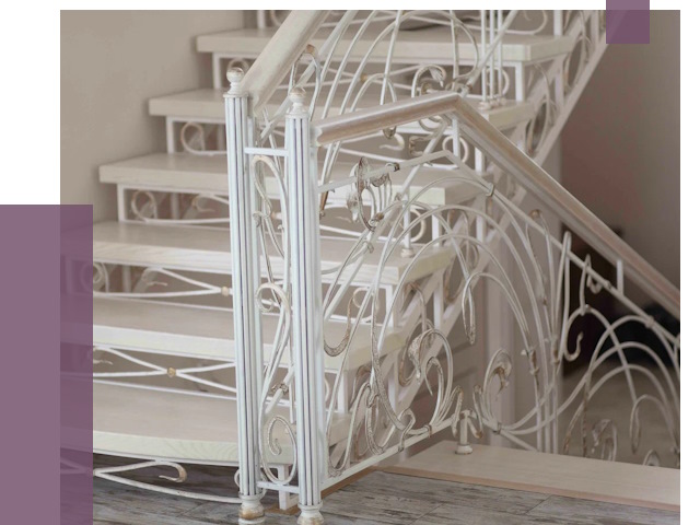 Изготовление кованых лестниц на заказ в Саяногорске от 87066 руб. | ПРОЛЁТ-Снг