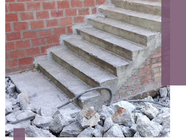 Демонтаж бетонных лестниц в Саяногорске: быстро и безопасно