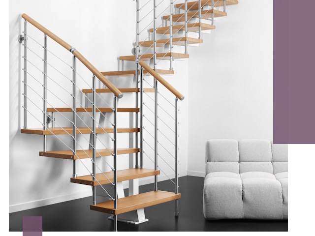 Модульные лестницы под ключ в Саяногорске — монтаж и изготовление