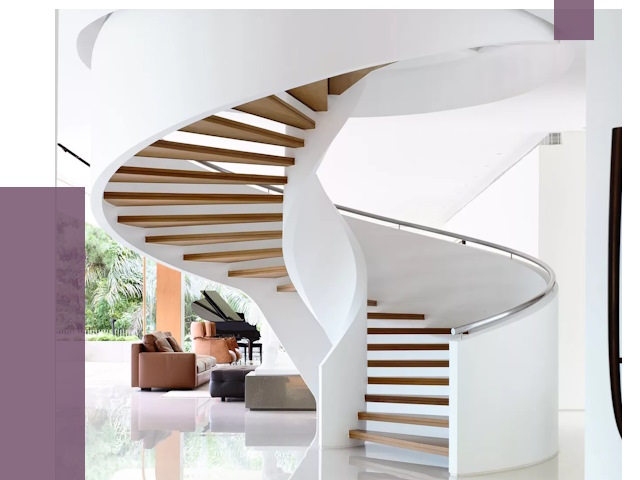 Винтовые лестницы в Саяногорске под ключ от 48654 руб. | ПРОЛЁТ-Снг