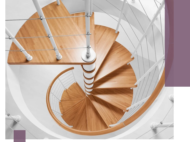 Изготовление винтовых лестниц под ключ в Саяногорске