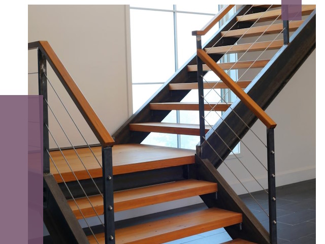 Изготовление лестниц на металлокаркасе в Саяногорске от 18950 руб. | ПРОЛЁТ-Снг