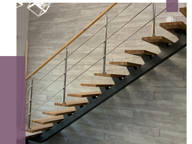 Изготовление лестниц на монокосоуре в Саяногорске от 76310 руб. 