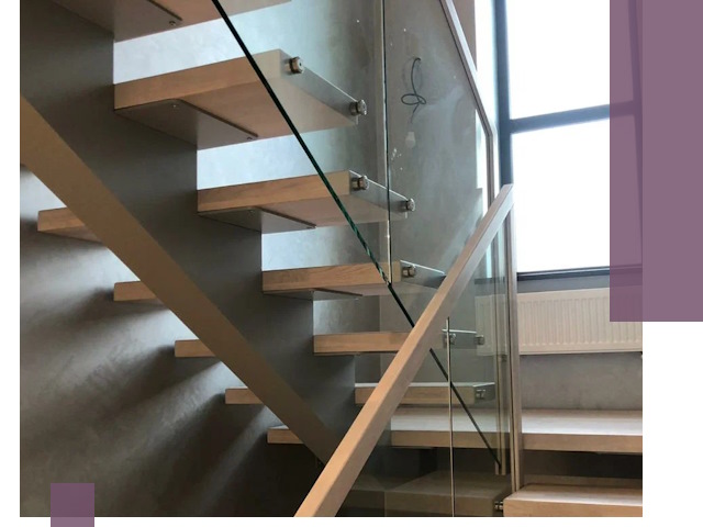 Изготовление лестниц на монокосоуре в Саяногорске с монтажом и гарантией