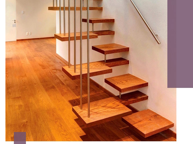 Лестницы «гусиный шаг» на заказ в Саяногорске для узких пространств