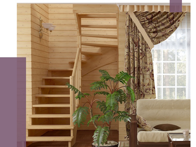 Лестницы для дачи в Саяногорске от 76054 руб.  | ПРОЛЁТ-Снг