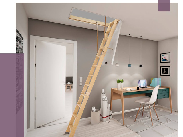 Чердачные лестницы в Саяногорске — от 14596 руб. | ПРОЛЁТ-Снг