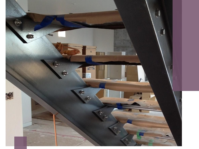 Усиление лестничных конструкций и усиление опор в Саяногорске