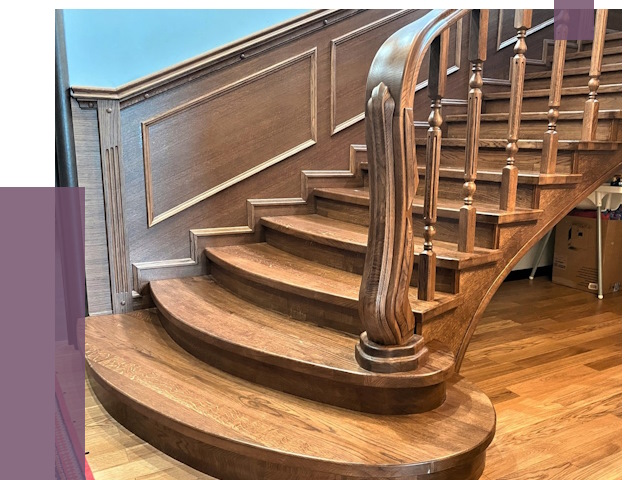 Дубовые лестницы под ключ в Саяногорске от 176692 руб. — ПРОЛЁТ-Снг