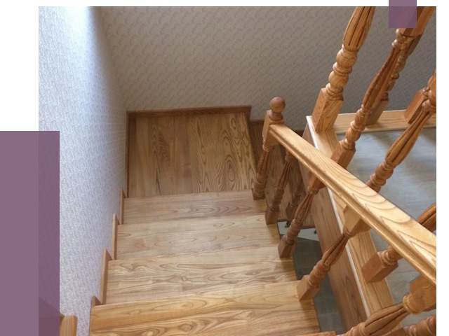 Сосновые лестницы в Саяногорске под ключ от 8092 руб.  | ПРОЛЁТ-Снг