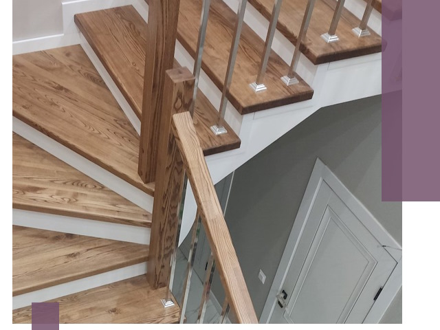 Обшивка металлических лестниц под ключ в Саяногорске