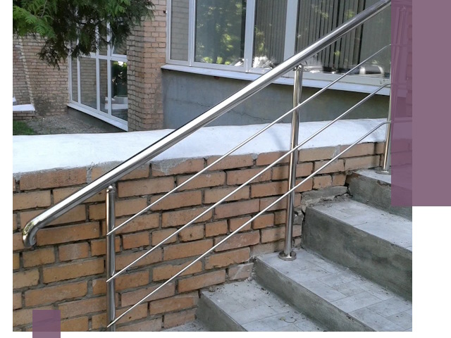 Перила из нержавеющей стали высокого качества в Саяногорске