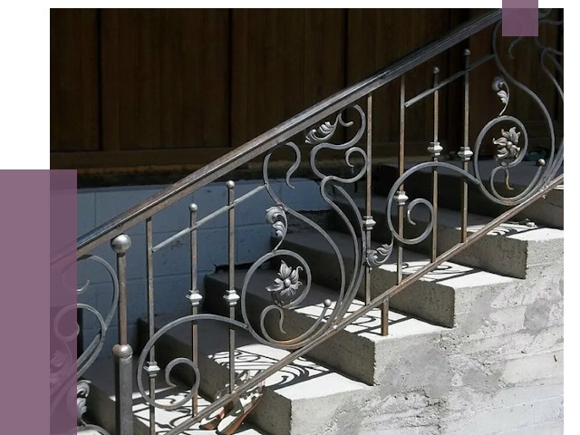 Кованые перила в Саяногорске от 8707 руб. под ключ — качество от ПРОЛЁТ-Снг