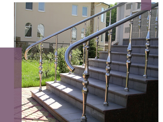 Перила для крыльца в Саяногорске от 10755 руб. — монтаж ПРОЛЁТ-Снг