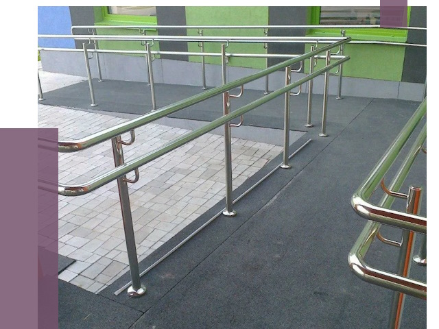 Ограждения пандусов в Саяногорске от 4353 руб. монтаж | ПРОЛЁТ-Снг