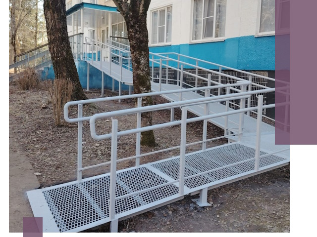 Пандусы под ключ в Саяногорске: изготовление, монтаж и демонтаж