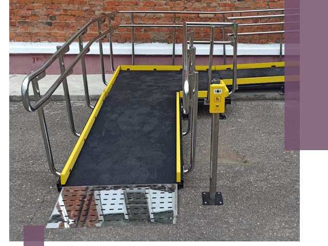 Изготовление наклонных пандусов для инвалидов в Саяногорске