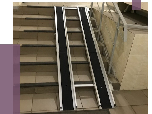 Установка пандуса в подъезд в Саяногорске от 7990 руб. под ключ | ПРОЛЁТ-Снг