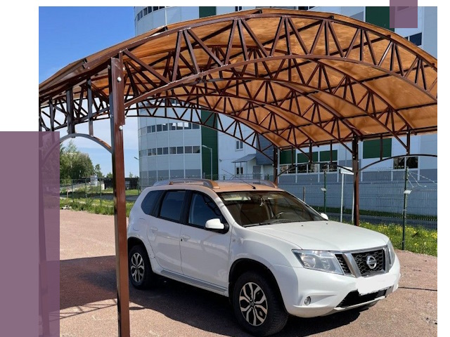 Недорогие навесы в Саяногорске от 43021 руб.  | ПРОЛЁТ-Снг