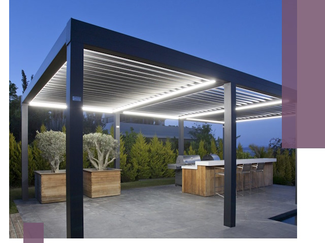 Навесы отдельно стоящие под ключ в Саяногорске из металла и поликарбоната