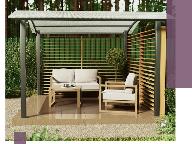 Навесы для дачи в Саяногорске: изготовление, монтаж и демонтаж