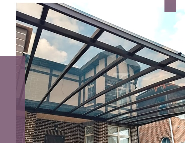 Навесы из поликарбоната в Саяногорске от 8625 руб. под ключ — ПРОЛЁТ-Снг