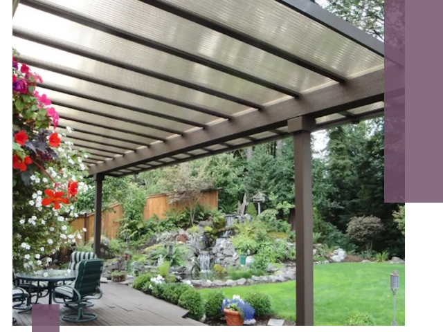 Навесы из поликарбоната под ключ в Саяногорске быстро и надёжно