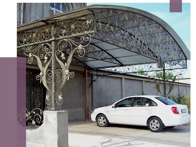 Кованые навесы в Саяногорске от 14596 руб. | ПРОЛЁТ-Снг