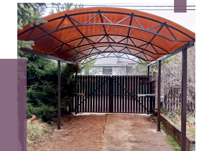 Арочные навесы в Саяногорске от 12753 руб. — изготовление и монтаж | ПРОЛЁТ-Снг