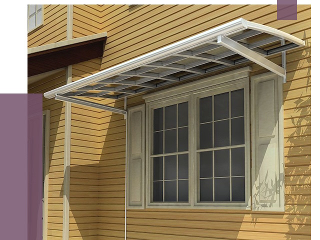 Козырьки над окнами в Саяногорске от 7631 руб. — монтаж, покупки | ПРОЛЁТ-Снг