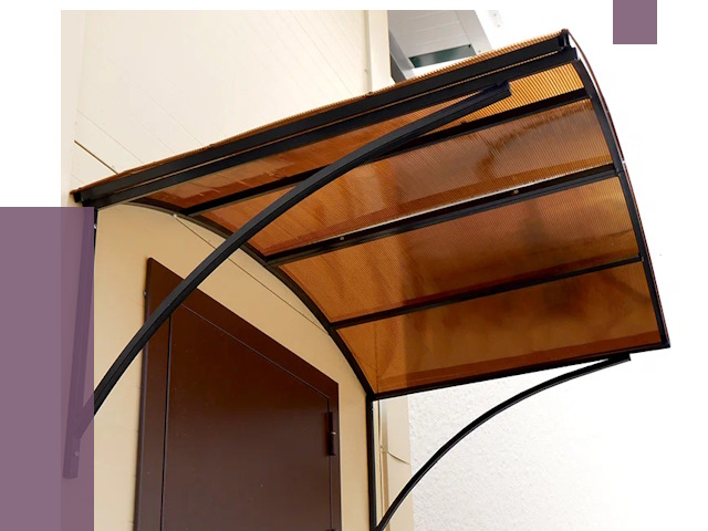 Недорогие козырьки в Саяногорске от 7600 руб.  | ПРОЛЁТ-Снг