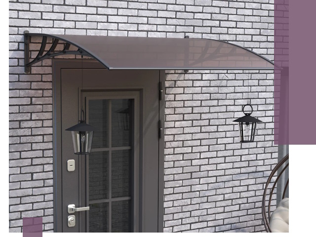 Недорогие козырьки и навесы под ключ в Саяногорске