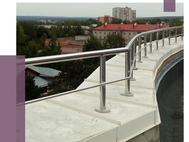 Парапеты и ограждения кровли в Саяногорске от 4968 руб.