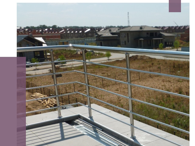 Парапеты из нержавеющей стали в Саяногорске от 7990 руб. за м² | ПРОЛЁТ-Снг