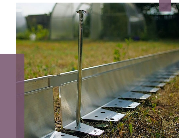 Металлические бордюры для газона в Саяногорске от 4302 руб. | ПРОЛЁТ-Снг