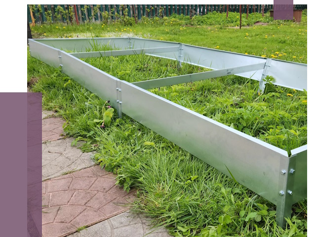 Металлические бордюры для грядок в Саяногорске от 1793 руб. 