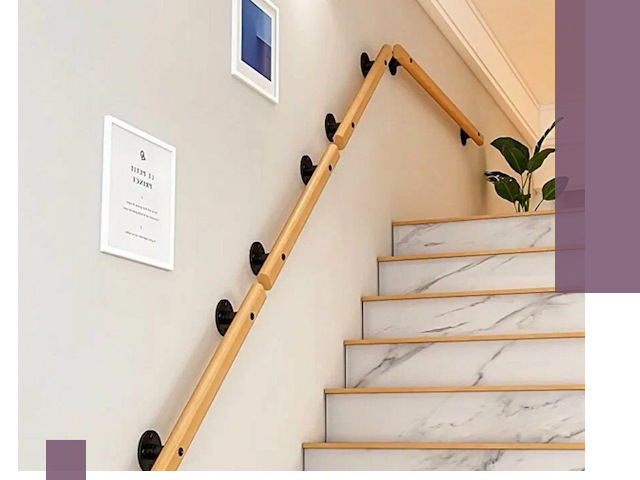 Поручни металлические и деревянные под ключ в Саяногорске