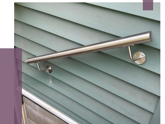 Поручни из нержавеющей стали в Саяногорске от 7682 руб.  | ПРОЛЁТ-Снг